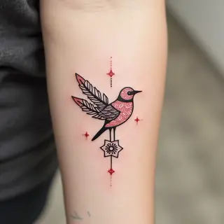 Soaring Spirits: Small Bird Tattoo Ideas & Their Symbolism