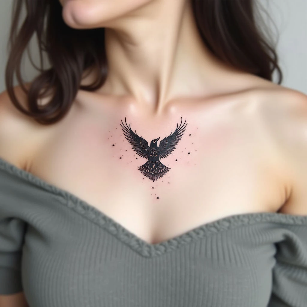 Subtle Strength: Small Chest Tattoos for Women