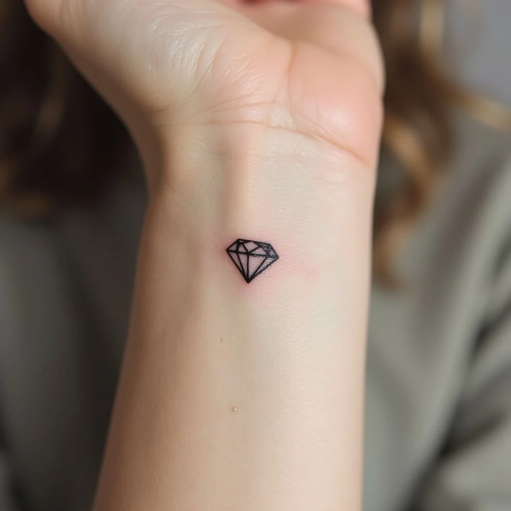 Small Diamond Tattoo Ideas: Sparkle & Meaning