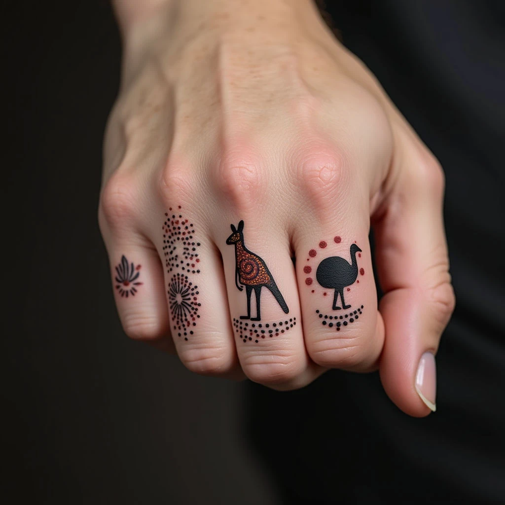 Small Finger Tattoos With Meaning for Men: Dreamtime Stories & Symbols