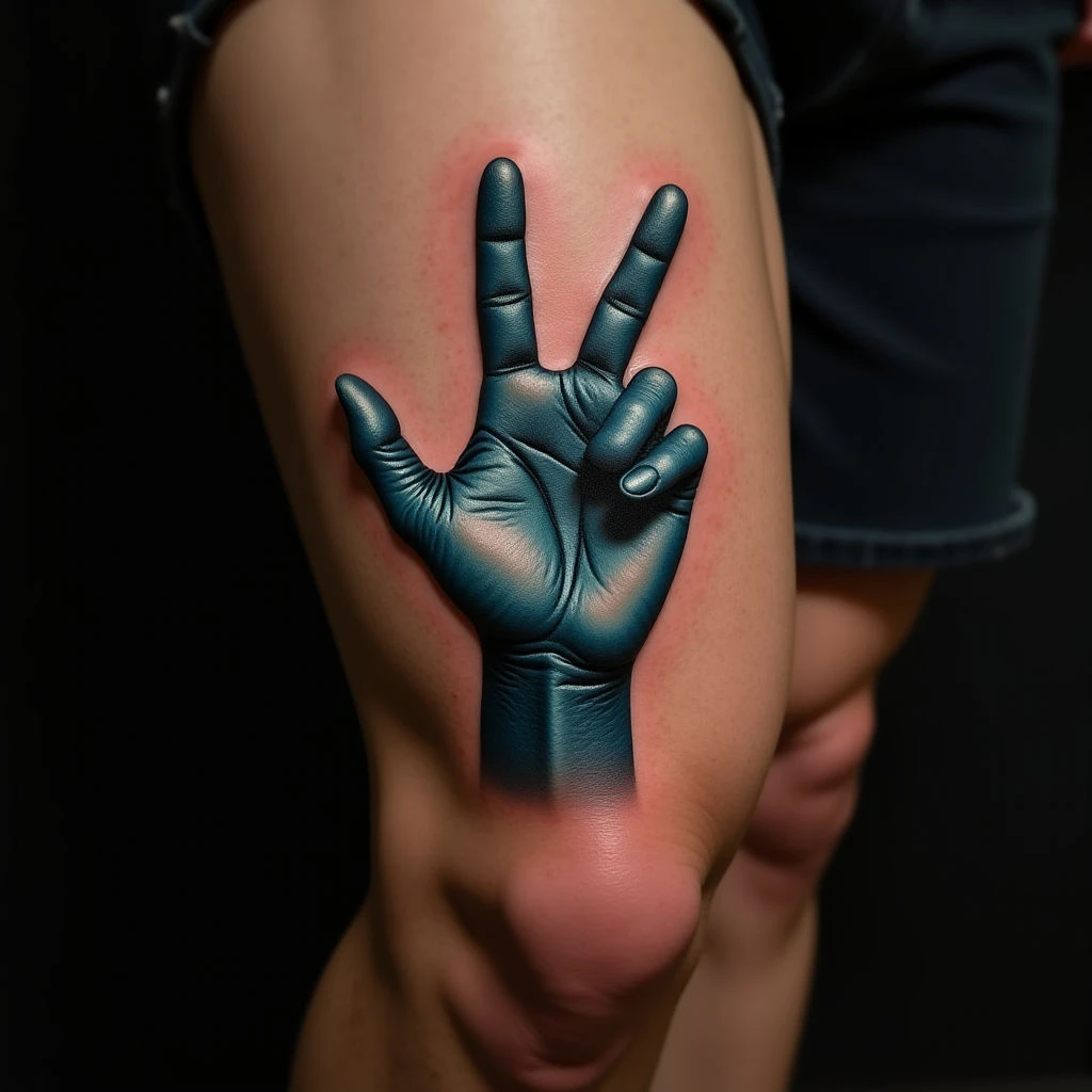 Small Trash Polka Hand Tattoos for Men: Designs with Deep Meaning
