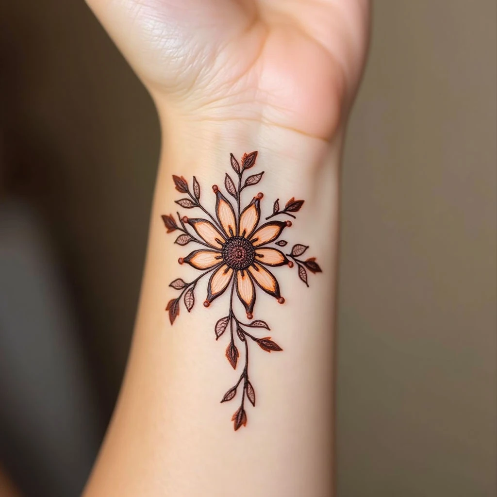 Delicate Henna Tattoos: Small Design Inspiration