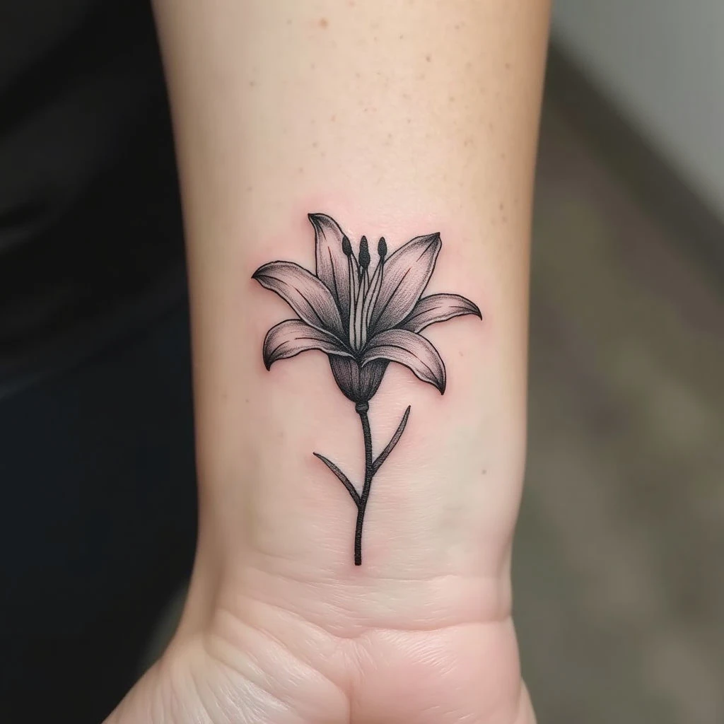 Small Lily Tattoo Ideas: Delicate Beauty in Miniature