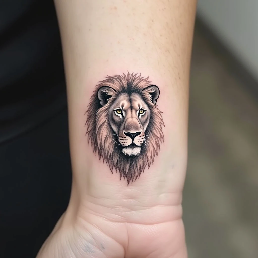 Small Lion Tattoo Ideas: Tiny Roars of Majesty