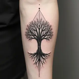 Small, Meaningful Family Tattoos for Guys: A Geometric Guide