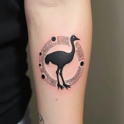 Small Outline Tattoo Ideas: A Dreamtime Whisper