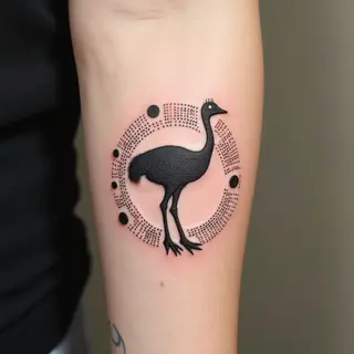 Small Outline Tattoo Ideas: A Dreamtime Whisper