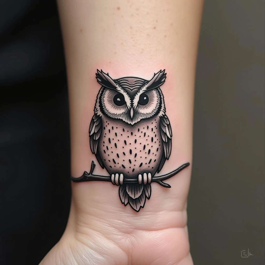 Small Owl Tattoo: Symbolism, Design & Meditative Process