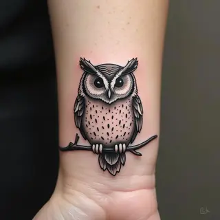 Small Owl Tattoo: Symbolism, Design & Meditative Process