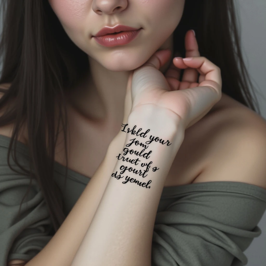Small Quote Tattoos for Women: Inspiring Ink with Meaning