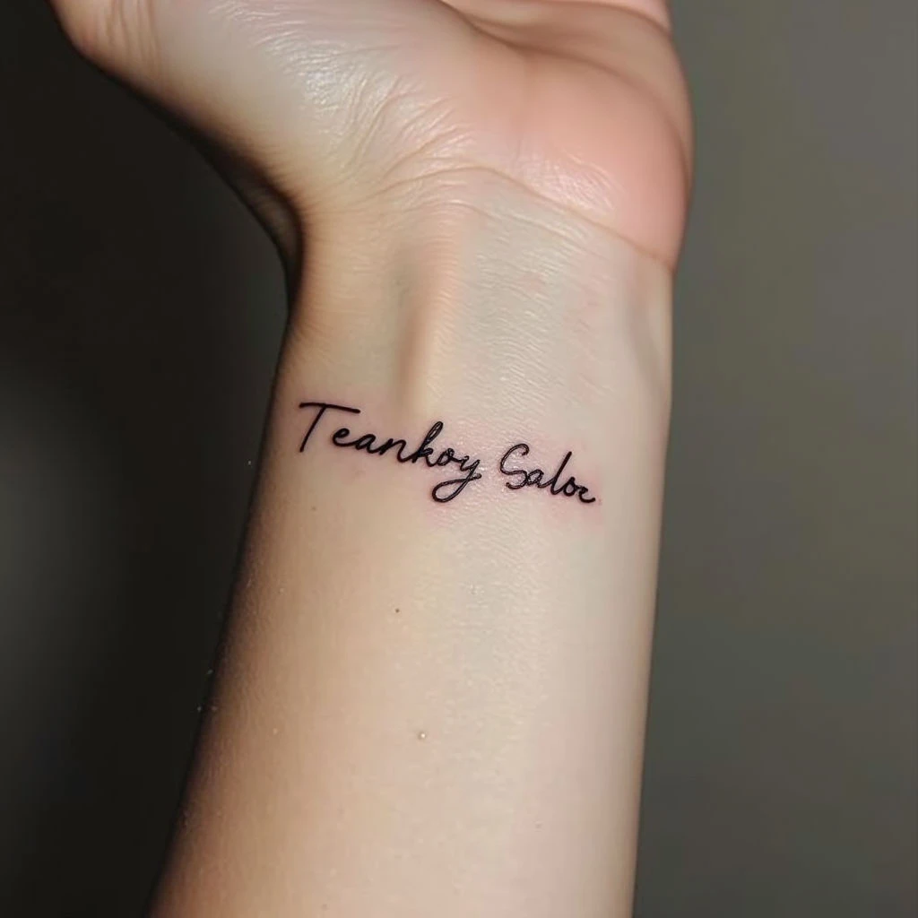 Small Script Tattoo Ideas: Delicate Designs & Meaningful Phrases