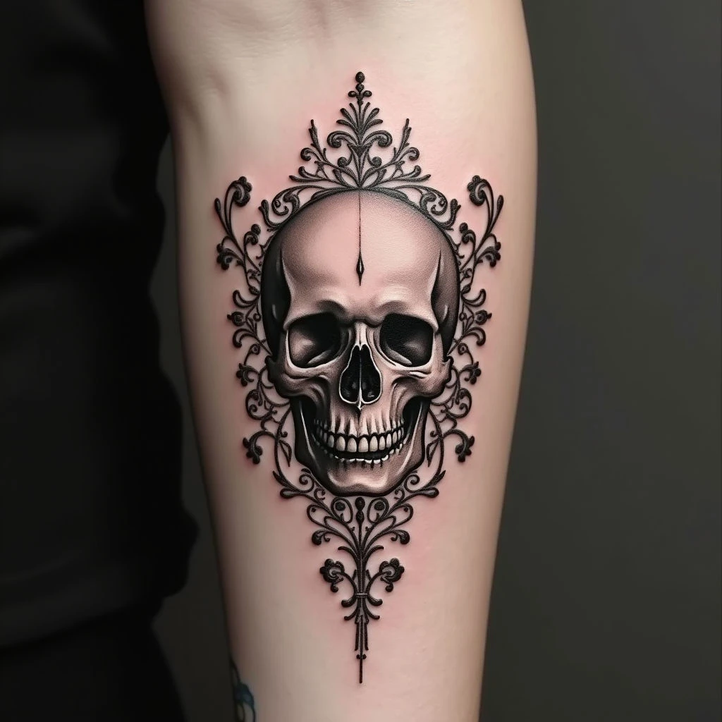 Delicate Skulls: Small Tattoo Ideas for Subtle Symbolism