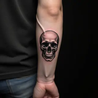 Small Skull Tattoos for Men: Forearm Placement & Design Ideas