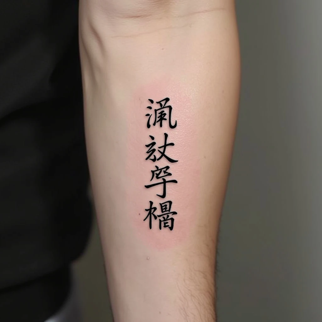 Minimalist Script Tattoo on Forearm: Meaning and Inspiration