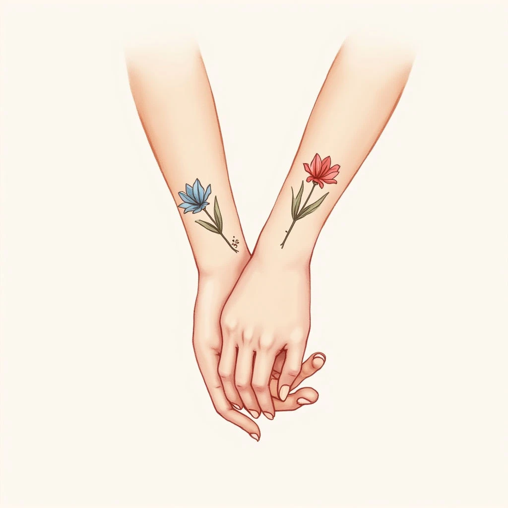 Cute & Meaningful Small Tattoos for Best Friends (Female)