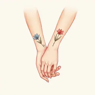 Cute & Meaningful Small Tattoos for Best Friends (Female)