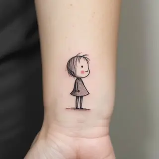 Small Tattoo Ideas Inspired by Your Little Ones