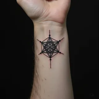 Small Tattoo Ideas for Men on Wrist: Symbolic & Geometric Designs