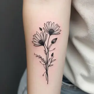 Small Tattoo Ideas for Women's Arms: A Sketchbook Aesthetic Guide