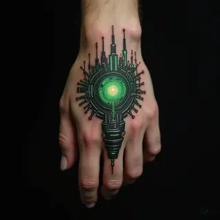 Tiny Hand Tattoos for Men: Subtle & Surreal Visions