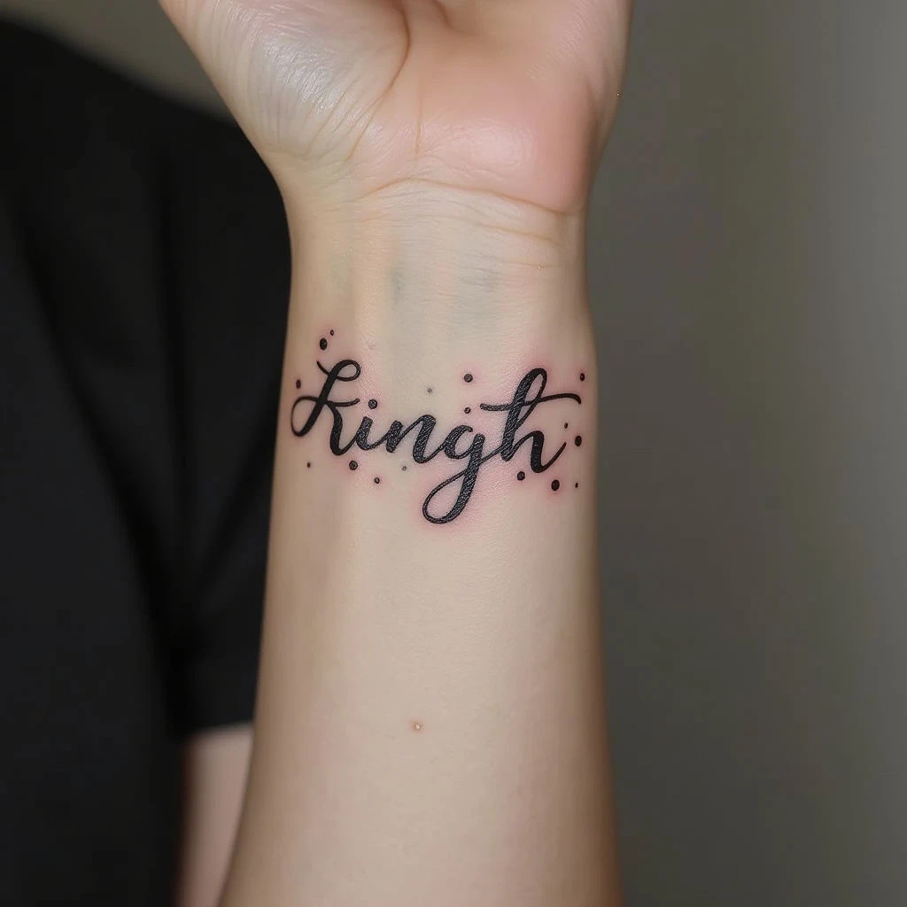 Delicate Wrist Tattoos: Minimalist Script & Line Work