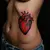 Small Heart Tattoo Cover-Ups for Ladies: Traditional Style