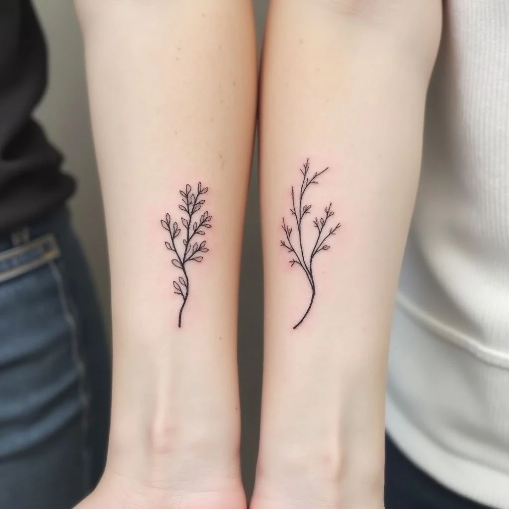 Small & Unique Couple Tattoos: Meaningful Designs for Two