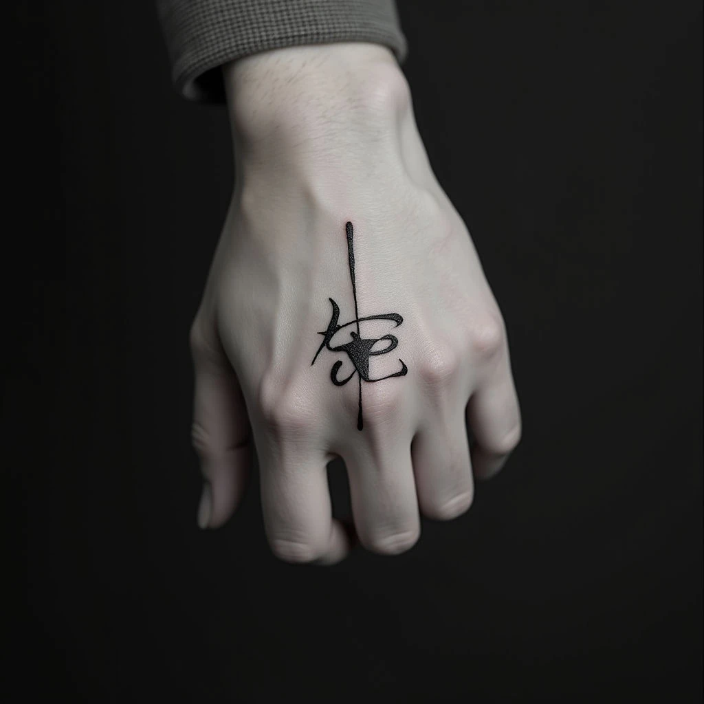 Small Word Hand Tattoos for Men: Minimalist Meanings