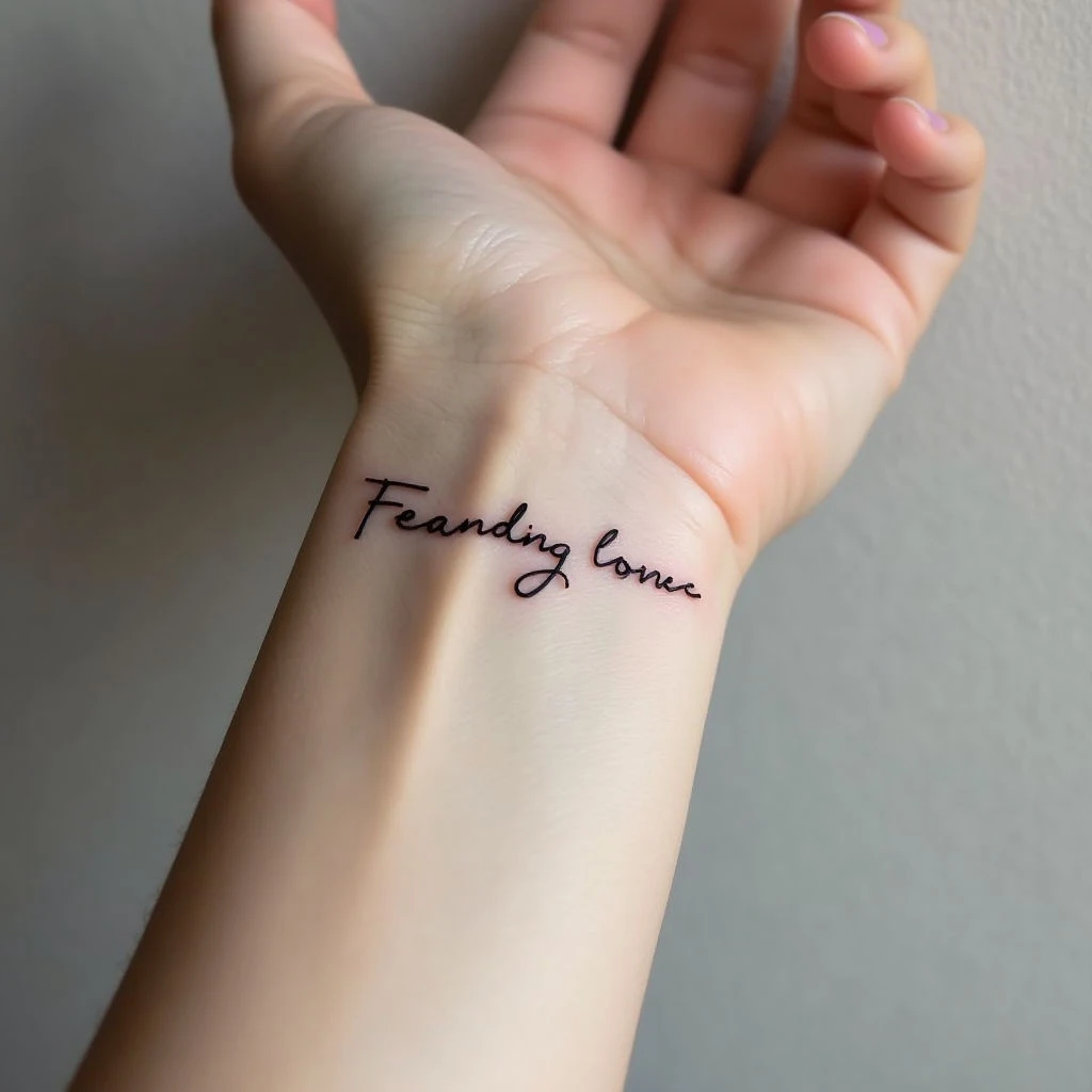 Small Word Tattoo Placement Ideas: Meaningful & Minimalist Designs