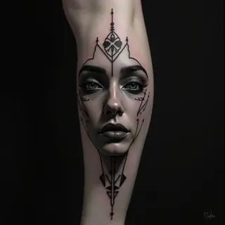 Solid Black Tattoo Designs: The Art of Absence