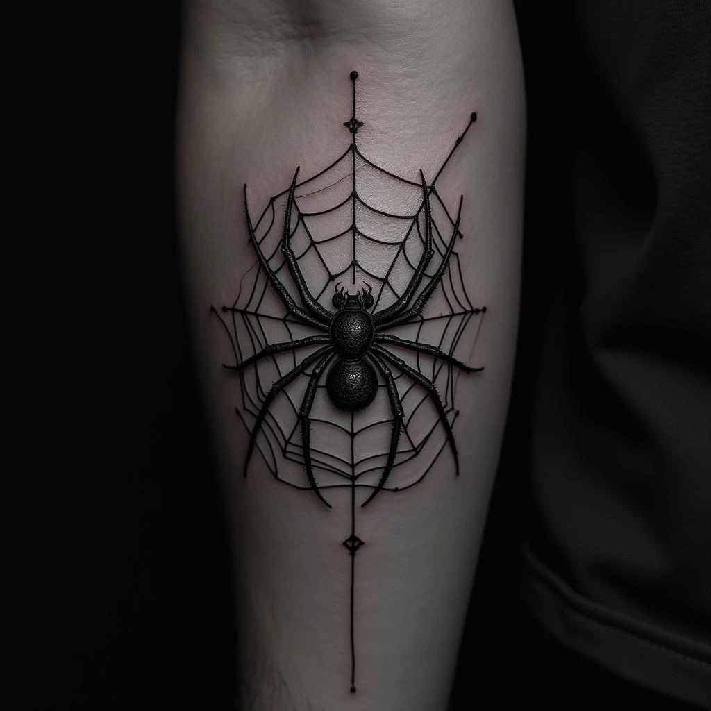 Spider Web Tattoo on Elbow: Meaning & Symbolism