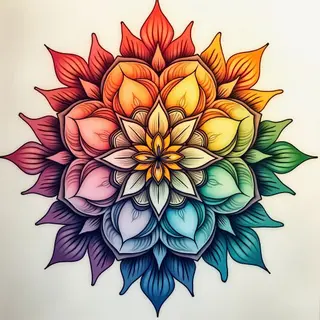 Spiritual Chakra Tattoo Designs for Females