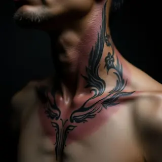 Neck Spiritual Tattoos: Micro-Realism Designs with Deep Meaning
