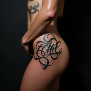Small Calligraphy Hip Tattoos: Elegant & Affordable Designs