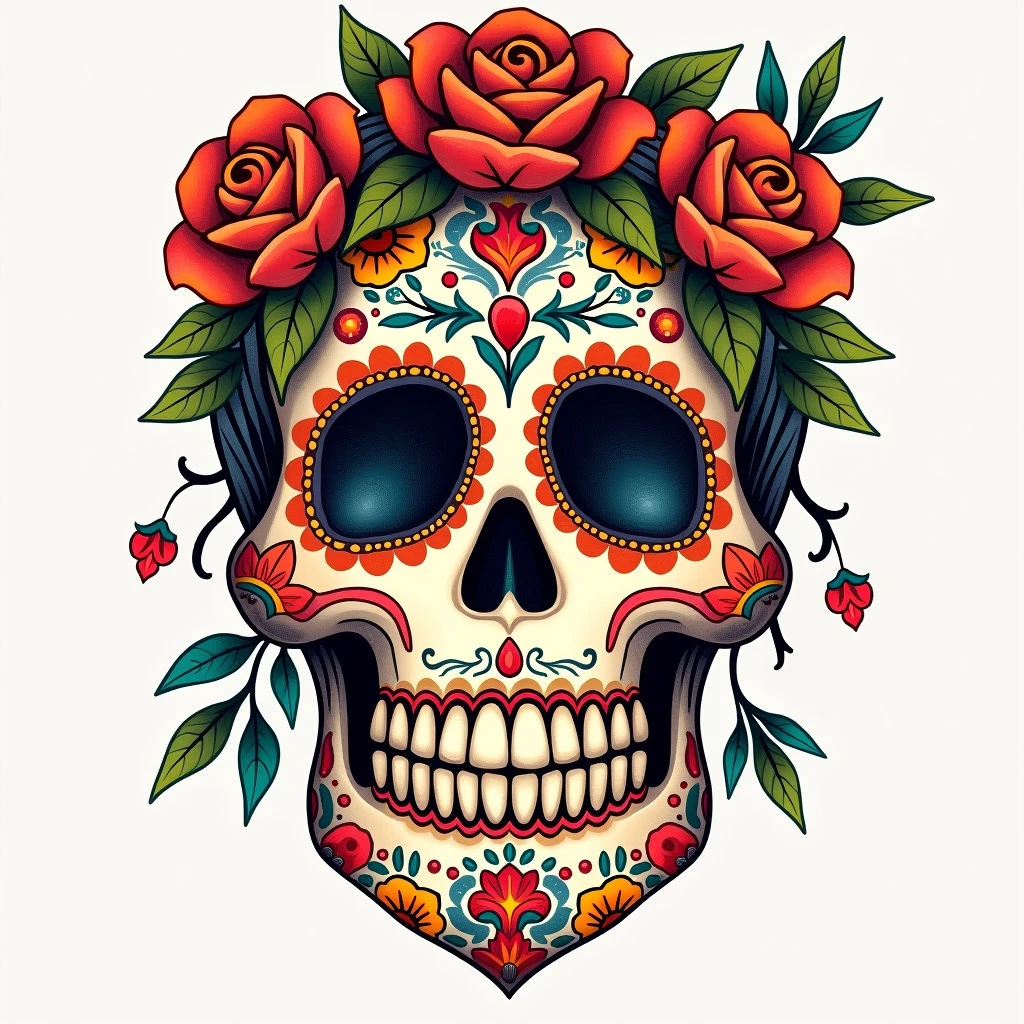 Sugar Skull Girl Tattoo Meaning: A Detailed Guide