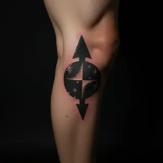 Surreal Family Tattoos: Meaningful Symbols for Your Leg