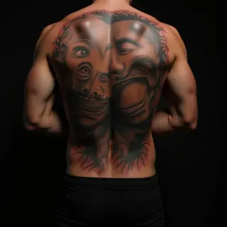 Surreal Father & Son Tattoos for Guys: Powerful Bond Designs