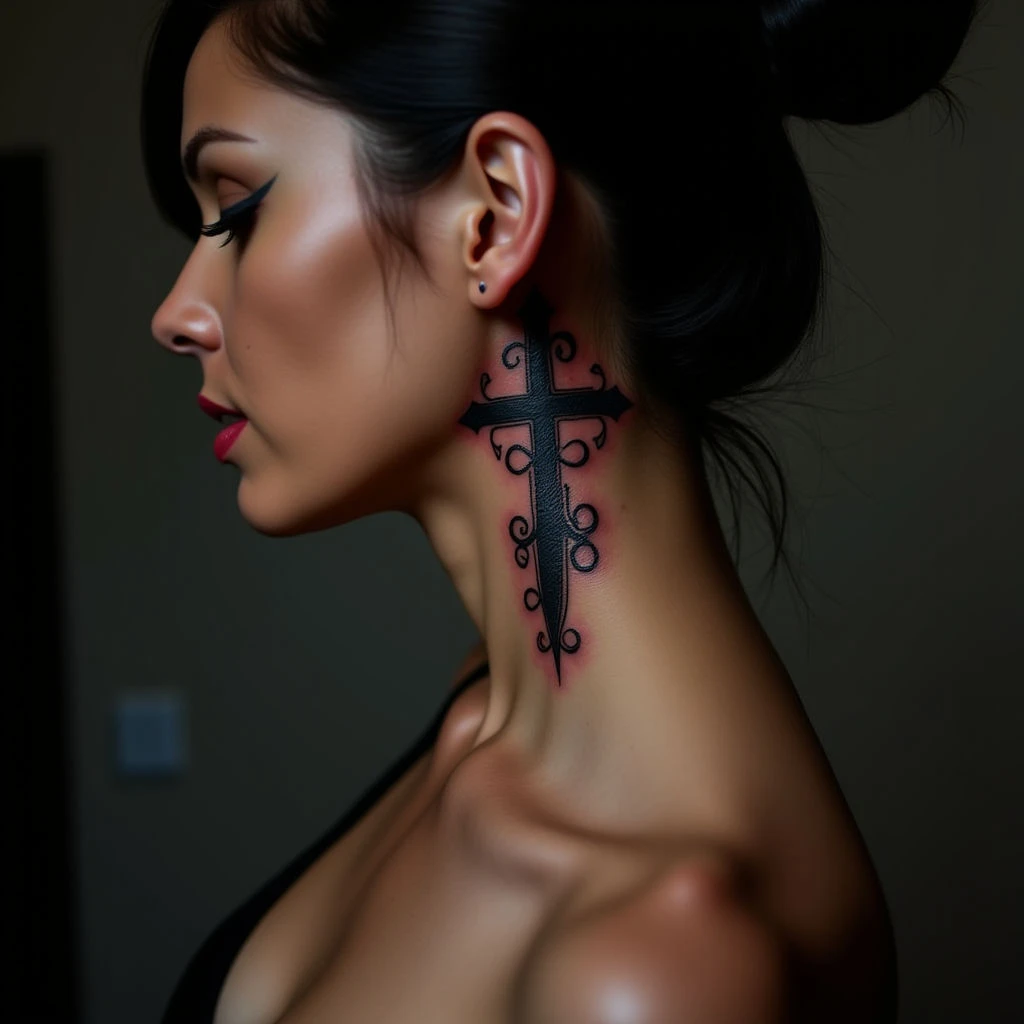 Surreal Religious Tattoos: Meaning & Behind-Ear Placement