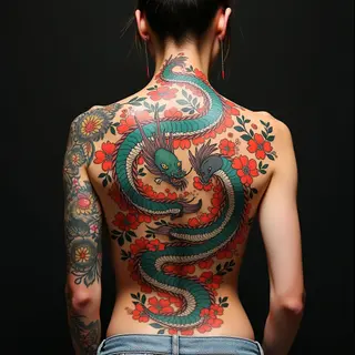Neo-Traditional Backpiece Showcase