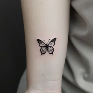 Delicate Butterfly Tattoo Designs