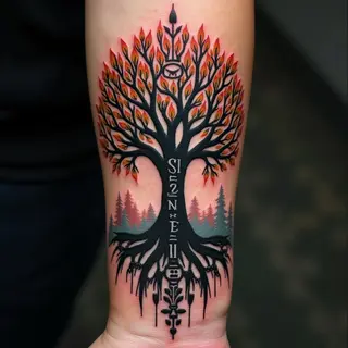 Tattoo Cover Up Ideas for Women on Wrist: Norse & Viking Inspirations