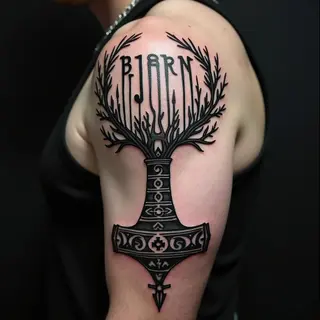 Viking Tattoo Designs for Male Names: A Guide to Runic Power & Norse Symbolism