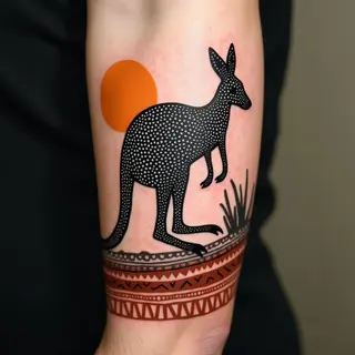 Dreamtime Warrior: Tattoo Designs for Boys Inspired by Aboriginal Culture