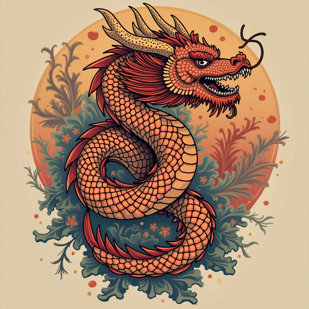 Exploring Traditional Japanese Tattoo Designs in Photoshop