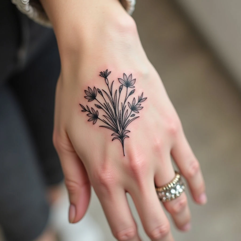 Simple & Beautiful Tattoo Designs for Girls on Hand
