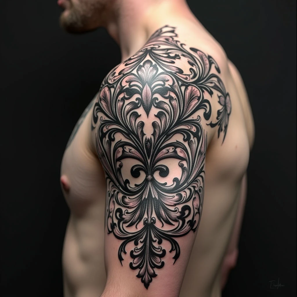 Elegant Tattoo Designs for Men: Meaningful Ornate Artistry