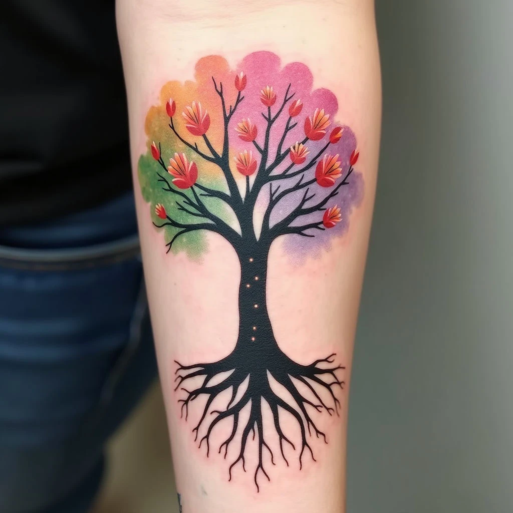 Tattoo Family Tree Designs for Women: Roots, Branches & Meaning