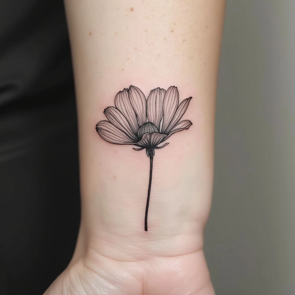 Simple Flower Tattoos for Ladies: Delicate Beauty & Meaning
