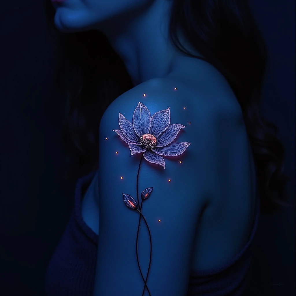 Simple Flower Tattoos: Delicate Designs & Hidden Magic