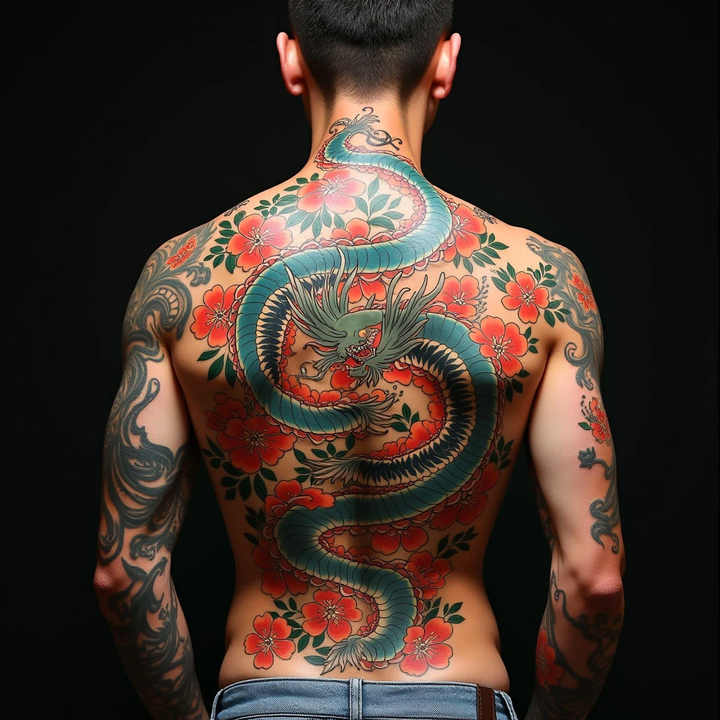 Full Back Japanese Irezumi Tattoo Showcase